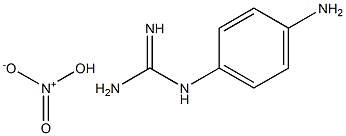 1-(4-aminophenyl)guanidine nitrate Struktur