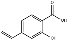 Benzoic acid, 4-ethenyl-2-hydroxy- Struktur