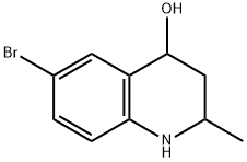 6-Bromo-2-Methyl-1,2,3,4-Tetrahydro-Quinolin-4-Ol Struktur