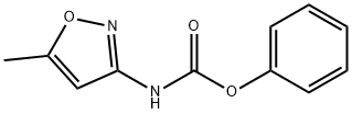 Carbamic acid, (5-methyl-3-isoxazolyl)-, phenyl ester Struktur