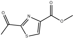 Methyl 2-acetylthiazole-4-carboxylate Struktur