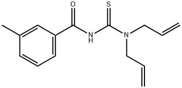 N-[(diallylamino)carbonothioyl]-3-methylbenzamide Struktur