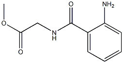 Glycine,N-(2-aminobenzoyl)-, methyl ester Struktur