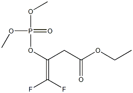 3-Butenoic acid, 3-[(dimethoxyphosphinyl)oxy]-4,4-difluoro-, ethyl ester