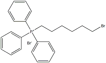 Phosphonium, (6-bromohexyl)triphenyl-, bromide Struktur