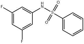 N-(3,5-difluorophenyl)benzenesulfonamide Struktur