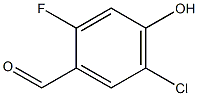 5-Chloro-2-fluoro-4-hydroxybenzaldehyde Struktur