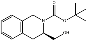 (R)-N-Boc-1,2,3,4-tetrahydro-3-isoquinolinylmethanol Struktur