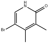 5-bromo-3,4-dimethylpyridin-2-ol Struktur