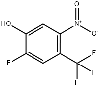 2-Fluoro-5-nitro-4-trifluoromethyl-phenol Struktur