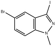 5-bromo-3-iodo-1-methyl-1H-indazole, 865156-34-9, 結(jié)構(gòu)式