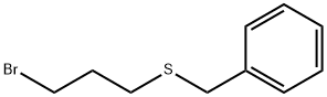 Benzene, [[(3-bromopropyl)thio]methyl]- Struktur