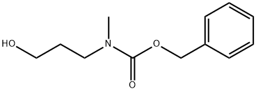 N-Cbz-N-methyl-3-aminopropanol Struktur