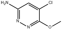 6-Amino-4-chloro-3-methoxy-pyridazine Struktur