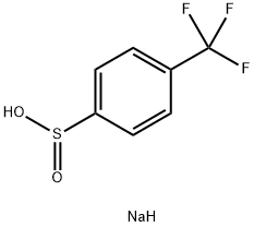 4-(Trifluoromethyl)benzenesulfinic acid sodium salt Structure