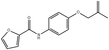 N-{4-[(2-methyl-2-propen-1-yl)oxy]phenyl}-2-furamide Struktur