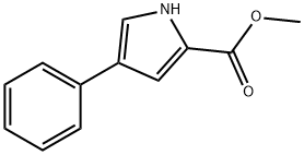 Methyl 4-phenyl-1H-pyrrole-2-carboxylate Struktur