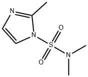 N,N-dimethyl-2-methylimidazole-1-sulphonamide Struktur