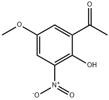 1-(2-Hydroxy-5-methoxy-3-nitro-phenyl)-ethanone Struktur