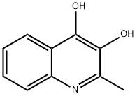 2-Methyl-3,4-quinolinediol Struktur