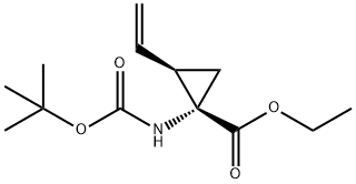 ethyl (1S,2R)-1-{[(tert-butoxy)carbonyl]amino}-2-ethenylcyclopropane-1-carboxylate