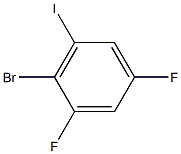 2-bromo-1,5-difluoro-3-iodobenzene Struktur