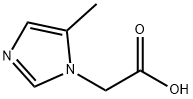 (5-Methyl-imidazol-1-yl)-acetic acid Struktur