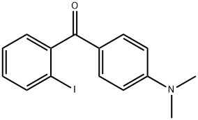 [4-(Dimethylamino)phenyl](2-iodophenyl)methanone Struktur