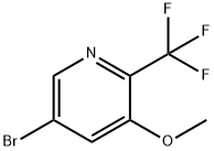 5-BROMO-3-METHOXY-2-(TRIFLUOROMETHYL)PYRIDINE Struktur