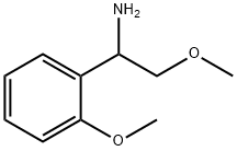 2-METHOXY-1-(2-METHOXYPHENYL)ETHAN-1-AMINE Struktur