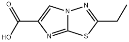 2-ETHYLIMIDAZO(2,1-B)(1,3,4)THIADIAZOLE-6-CARBOXYLIC ACID Struktur