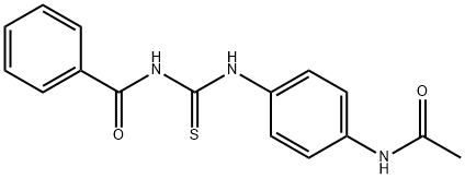 N-({[4-(acetylamino)phenyl]amino}carbonothioyl)benzamide Struktur