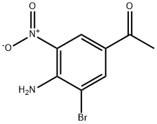 1-(4-Amino-3-bromo-5-nitro-phenyl)-ethanone Struktur