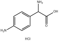 DL-4-Amino-Phenylglycine 2HCl Struktur