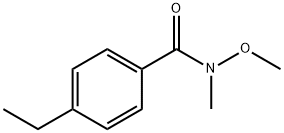 4-ethyl-N-methoxy-N-methylbenzamide Struktur