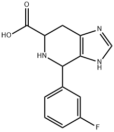 4-(3-fluorophenyl)-3H,4H,5H,6H,7H-imidazo[4,5-c]pyridine-6-carboxylic acid Struktur