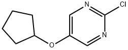 2-CHLORO-5-(CYCLOPENTYLOXY)PYRIMIDINE Struktur