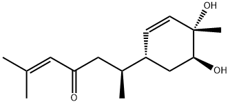 2-Hepten-4-one,6-[(1R,4S,5S)-4,5-dihydroxy-4-methyl-2-cyclohexen-1-yl]-2-methyl-, (6S)-|甜沒藥姜黃醇