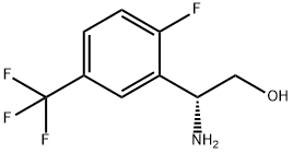 (2R)-2-AMINO-2-[2-FLUORO-5-(TRIFLUOROMETHYL)PHENYL]ETHAN-1-OL Struktur