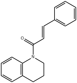 (E)-1-(3,4-dihydro-2H-quinolin-1-yl)-3-phenylprop-2-en-1-one Struktur