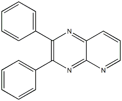 Pyrido[2,3-b]pyrazine, 2,3-diphenyl- Struktur