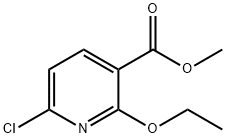 METHYL 6-CHLORO-2-ETHOXYNICOTINATE Struktur