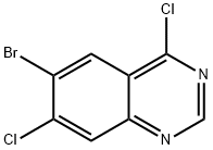 6-BROMO-4,7-DICHLOROQUINAZOLINE Struktur