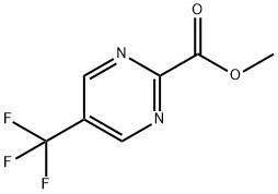 methyl 5-(trifluoromethyl)pyrimidine-2-carboxylate Struktur