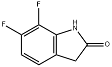 6,7-Difluoroindolin-2-one Struktur