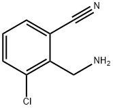 2-(aminomethyl)-3-chlorobenzonitrile Struktur