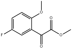 METHYL 2-(5-FLUORO-2-METHOXYPHENYL)-2-OXOACETATE Struktur