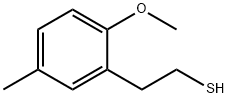 2-(2-methoxy-5-methylphenyl)ethane-1-thiol Struktur