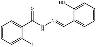 N'-(2-hydroxybenzylidene)-2-iodobenzohydrazide Struktur