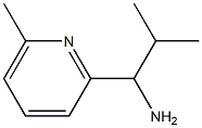 2-methyl-1-(6-methylpyridin-2-yl)propan-1-amine Struktur